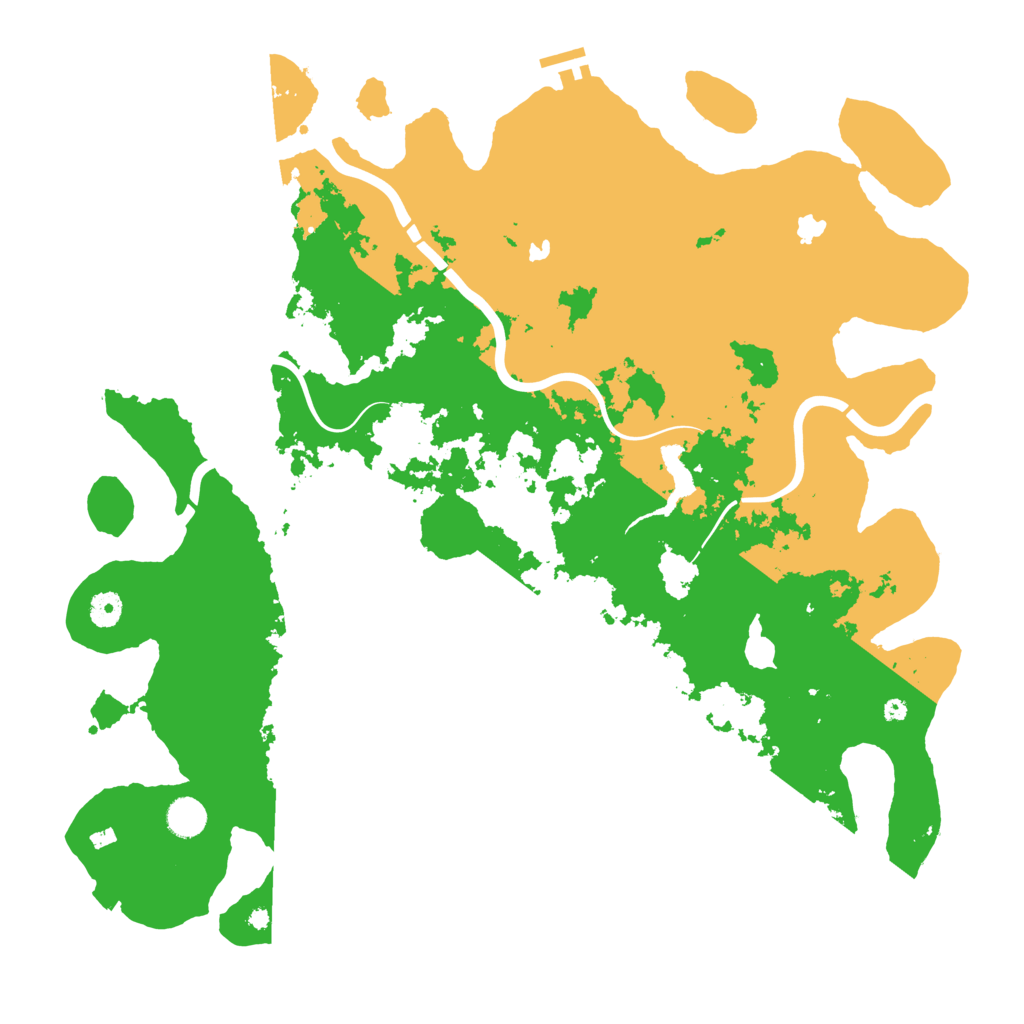 Biome Rust Map: Procedural Map, Size: 4500, Seed: 338916014