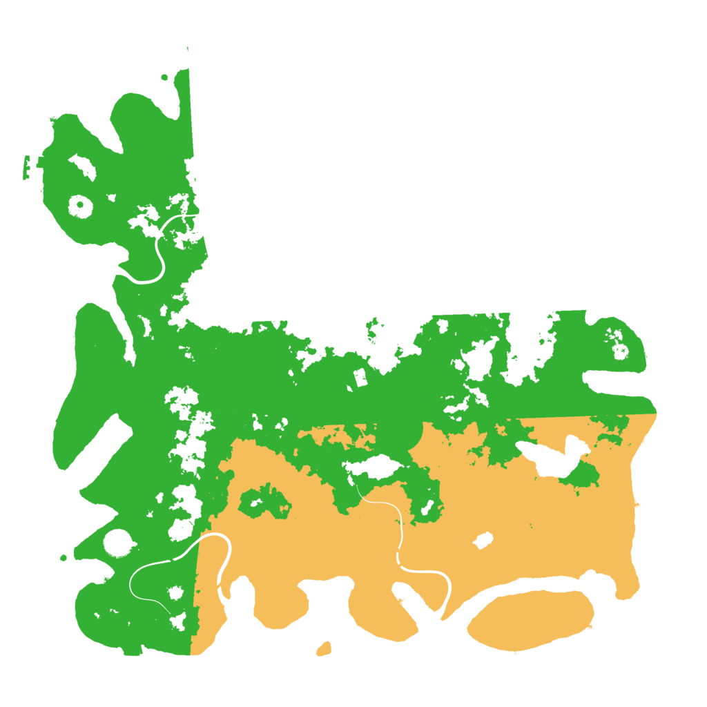 Biome Rust Map: Procedural Map, Size: 4400, Seed: 535900481