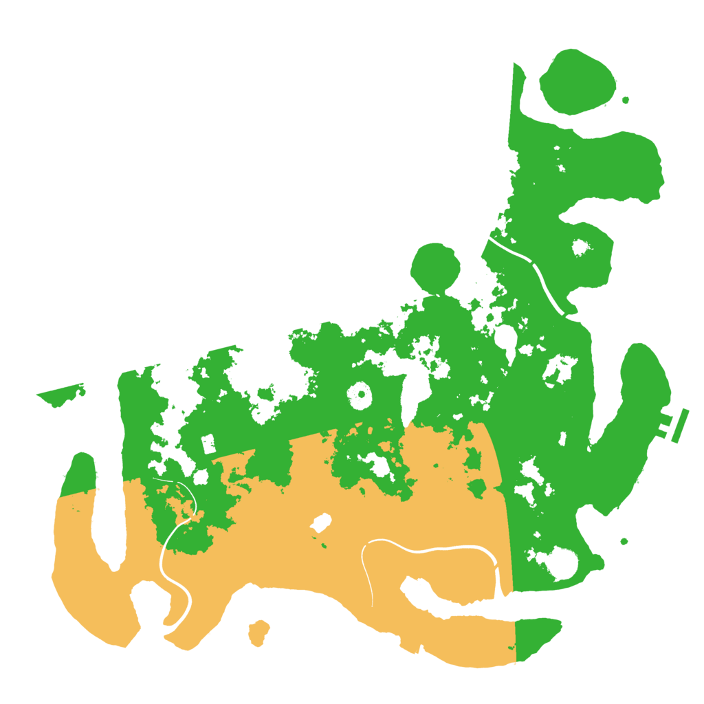 Biome Rust Map: Procedural Map, Size: 4050, Seed: 1039290984