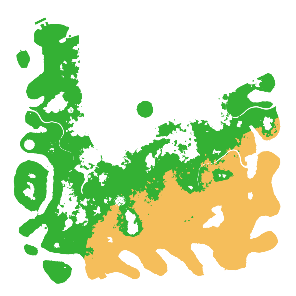 Biome Rust Map: Procedural Map, Size: 5000, Seed: 379490502