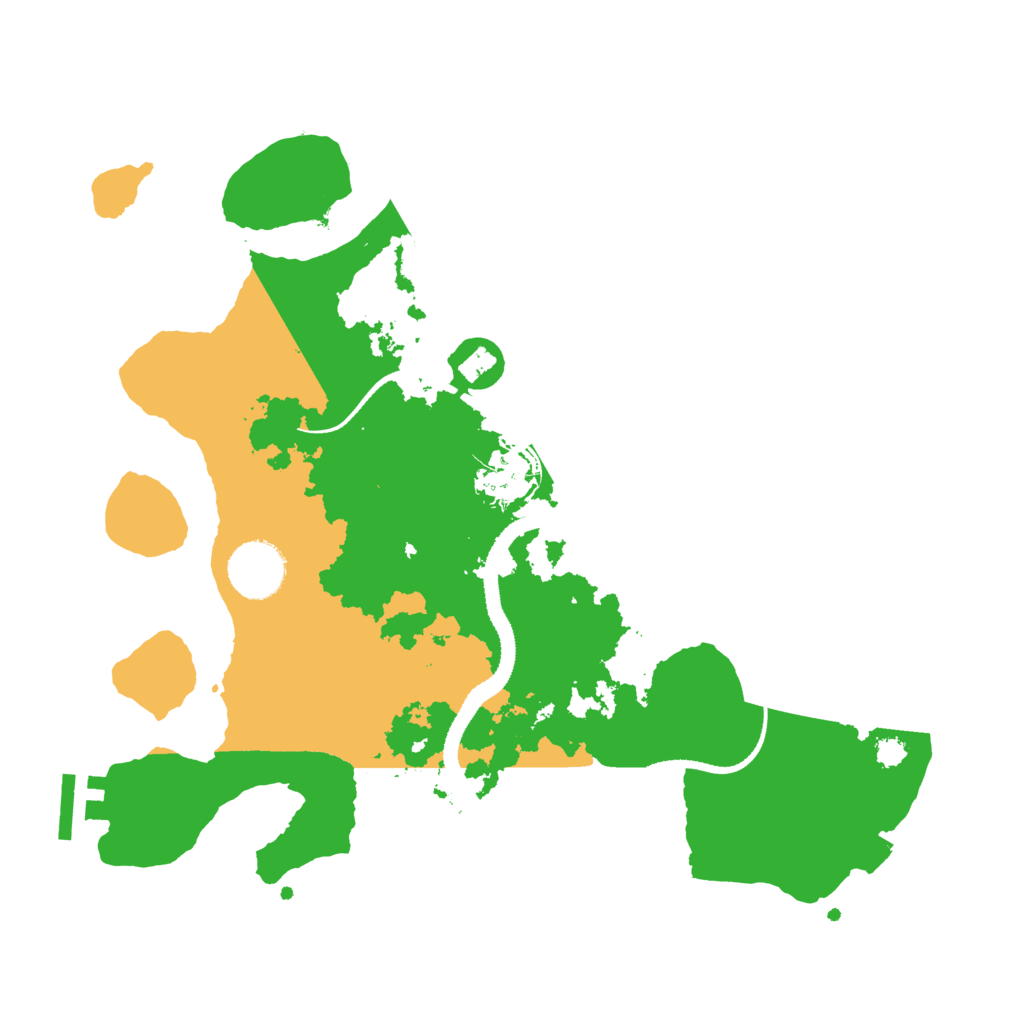 Biome Rust Map: Procedural Map, Size: 3144, Seed: 123