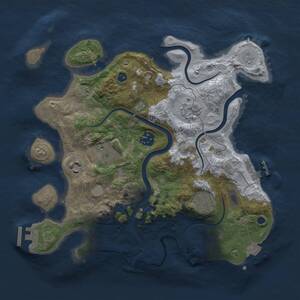 Thumbnail Rust Map: Procedural Map, Size: 3144, Seed: 123, 11 Monuments