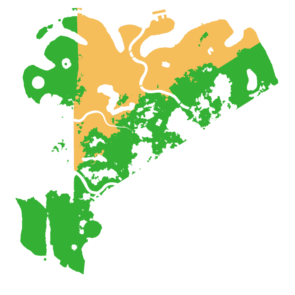 Biome Rust Map: Procedural Map, Size: 4500, Seed: 990791839