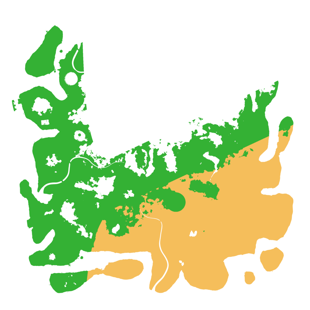 Biome Rust Map: Procedural Map, Size: 4250, Seed: 17564