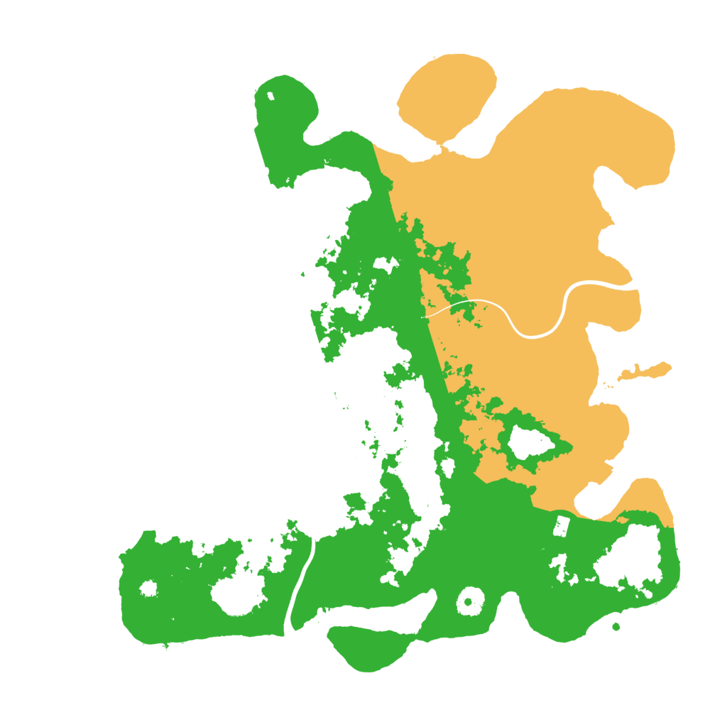 Biome Rust Map: Procedural Map, Size: 3800, Seed: 340269435