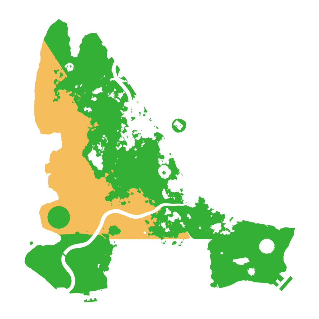 Biome Rust Map: Procedural Map, Size: 3750, Seed: 414638731