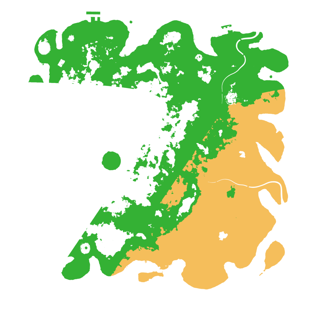 Biome Rust Map: Procedural Map, Size: 4500, Seed: 10202010