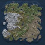 Thumbnail Rust Map: Procedural Map, Size: 4500, Seed: 10202010, 15 Monuments