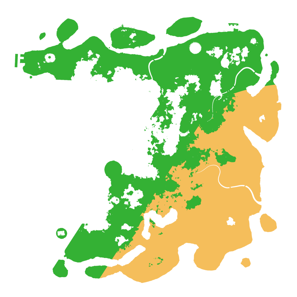 Biome Rust Map: Procedural Map, Size: 4500, Seed: 549788671