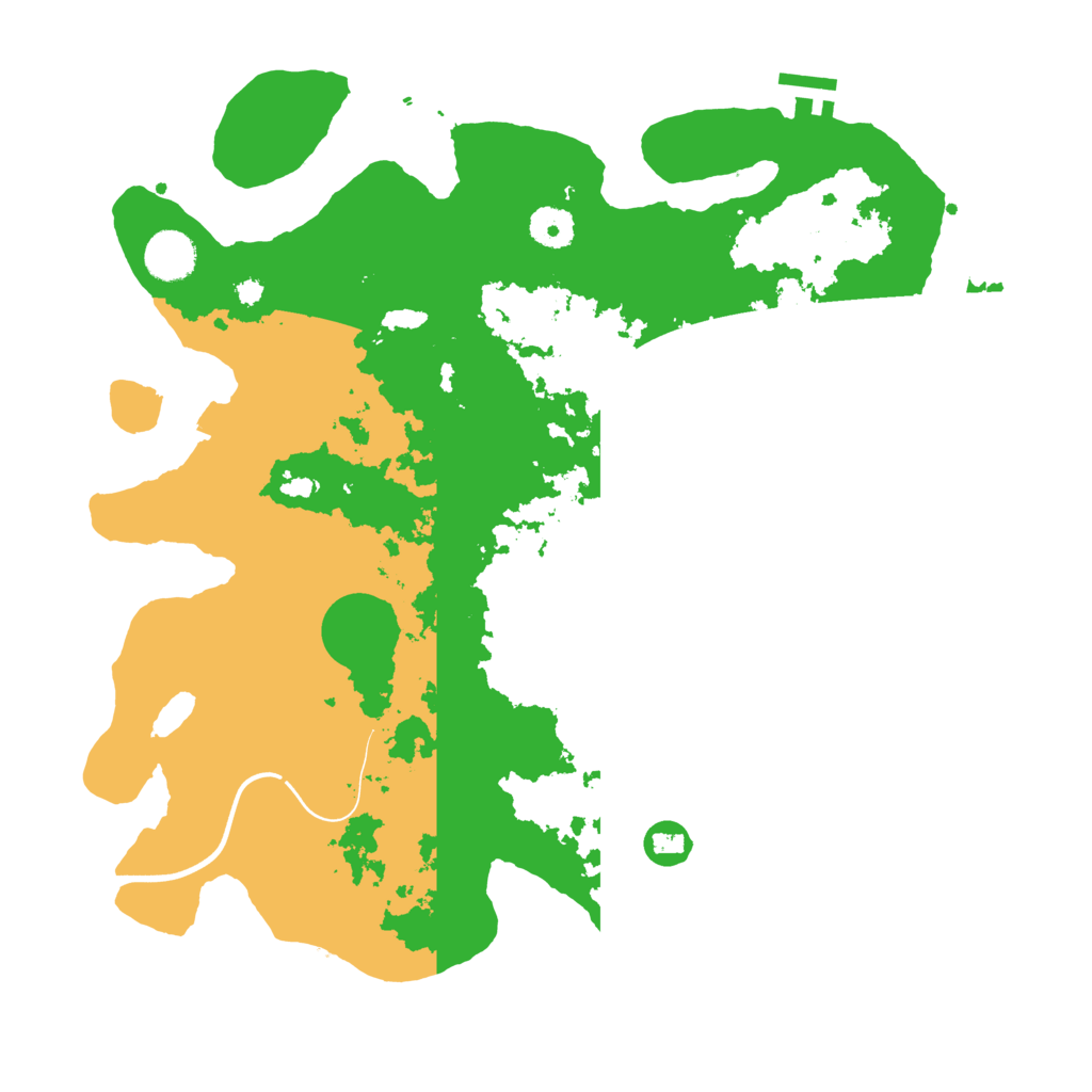 Biome Rust Map: Procedural Map, Size: 3800, Seed: 296445424
