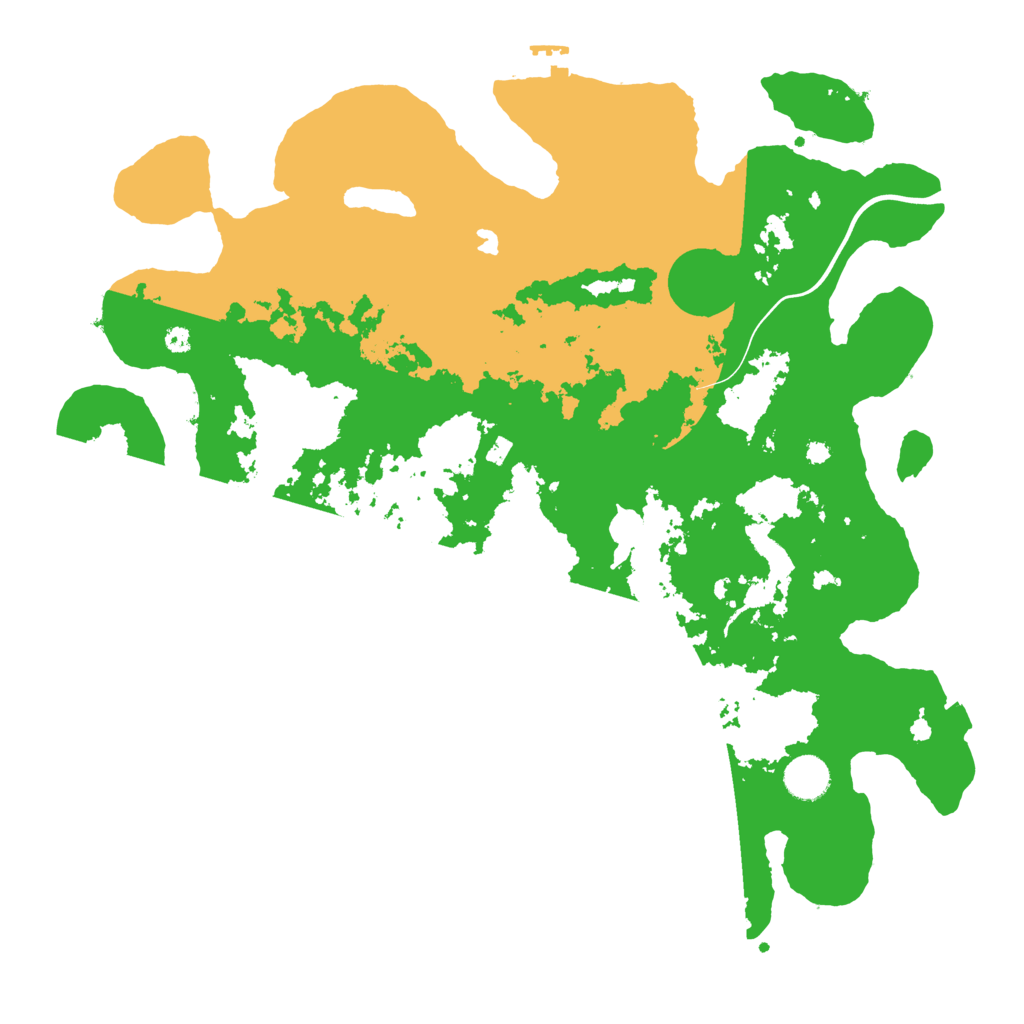 Biome Rust Map: Procedural Map, Size: 4000, Seed: 64835190