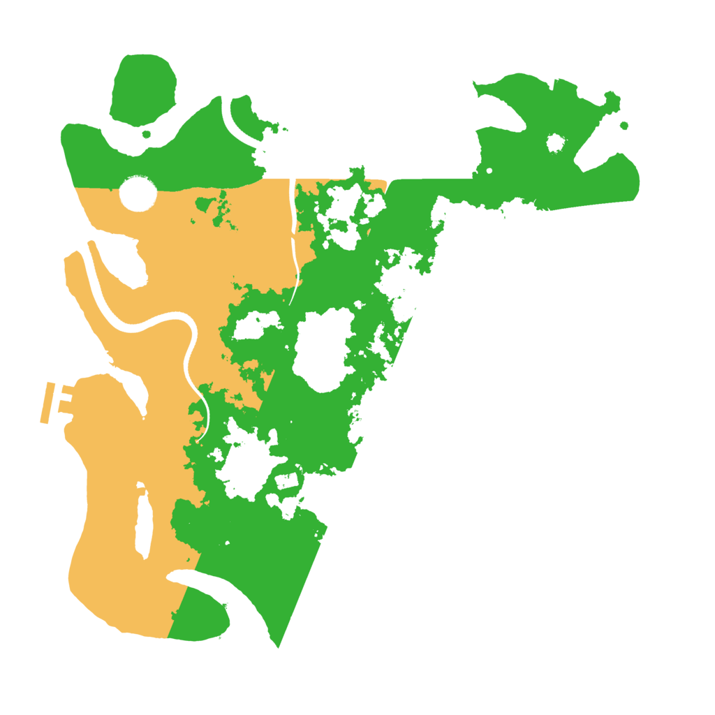 Biome Rust Map: Procedural Map, Size: 3500, Seed: 1785544977