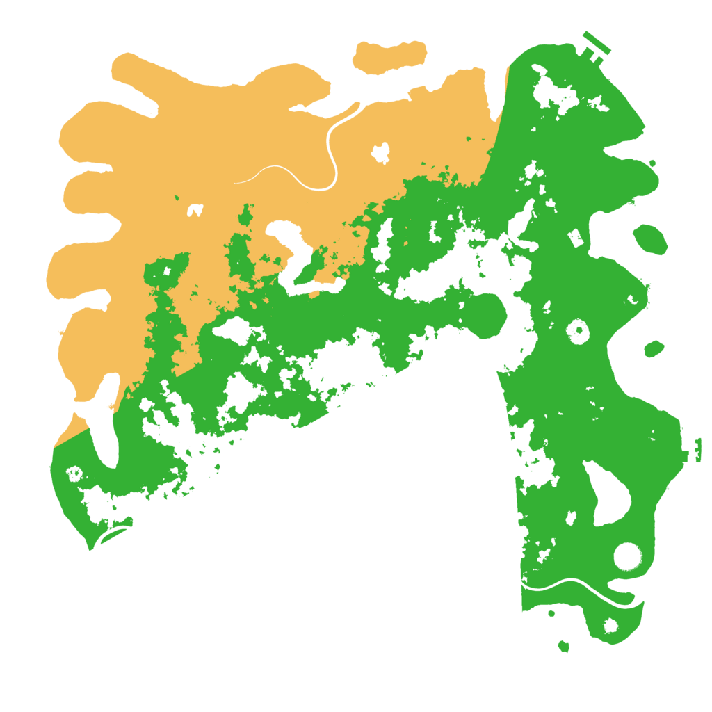 Biome Rust Map: Procedural Map, Size: 4500, Seed: 103120781