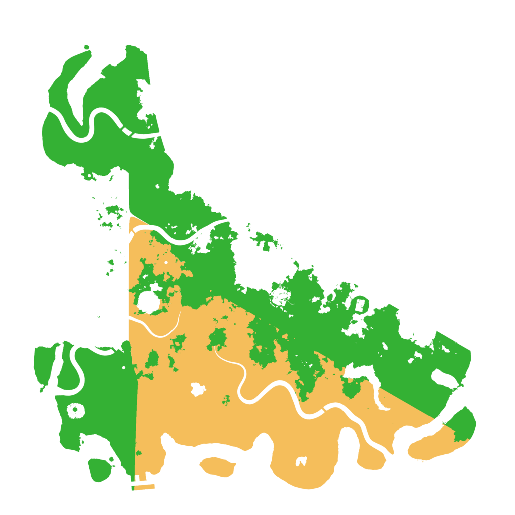 Biome Rust Map: Procedural Map, Size: 4500, Seed: 777633345