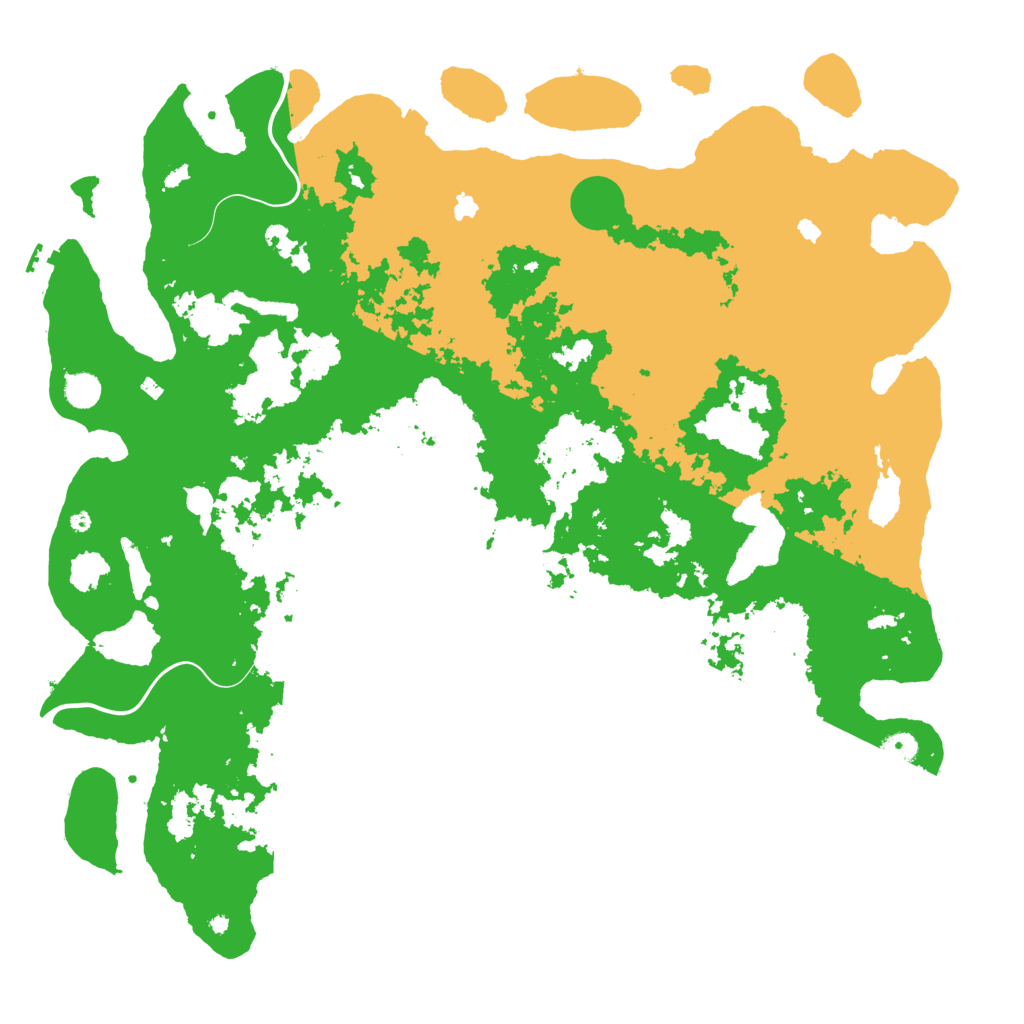 Biome Rust Map: Procedural Map, Size: 5000, Seed: 4399278