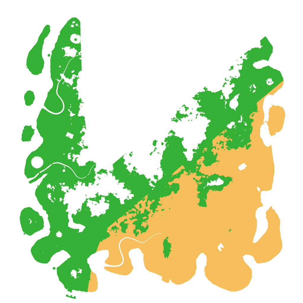 Biome Rust Map: Procedural Map, Size: 4500, Seed: 2015933897