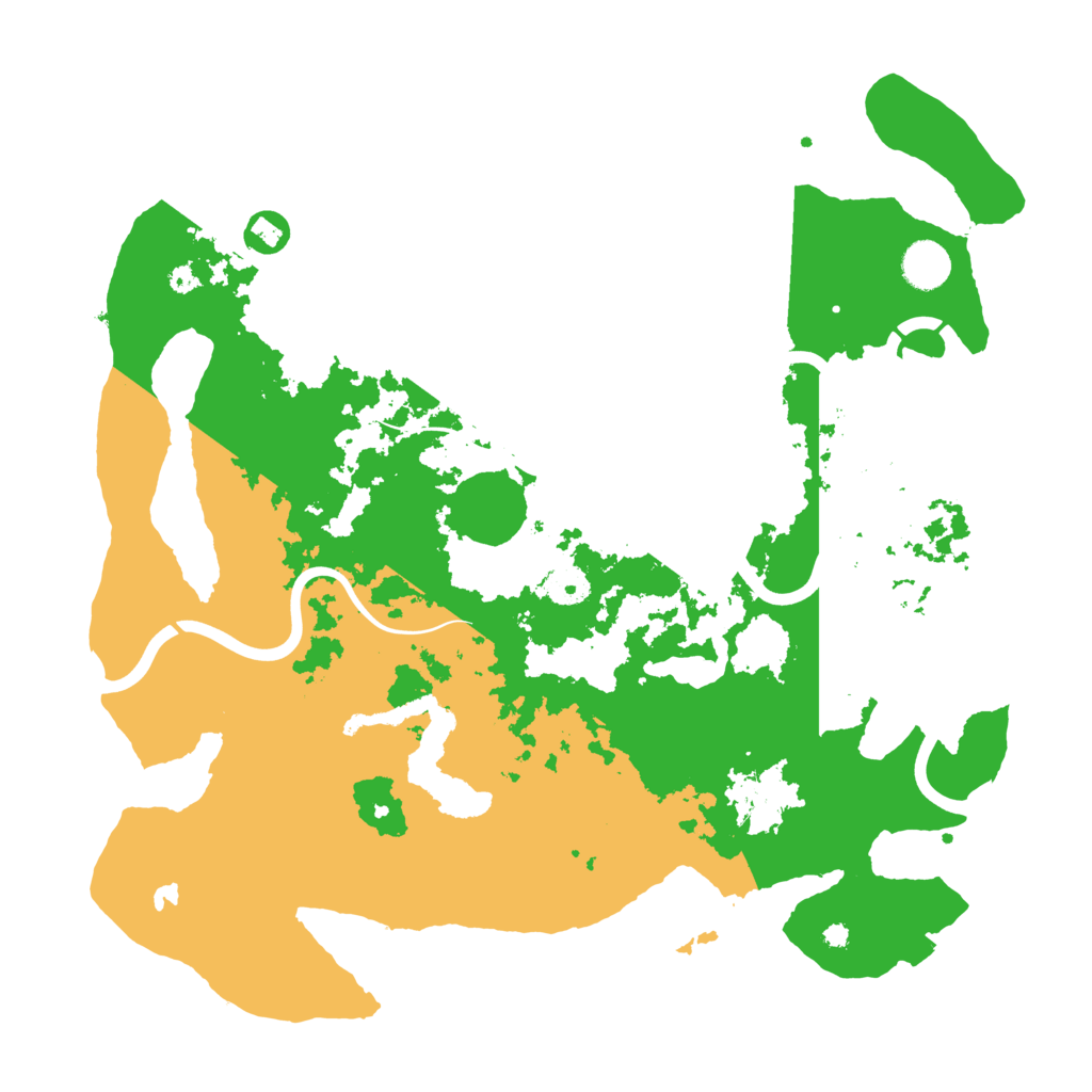 Biome Rust Map: Procedural Map, Size: 4000, Seed: 25502