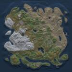 Thumbnail Rust Map: Procedural Map, Size: 4250, Seed: 242766139, 15 Monuments