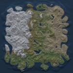 Thumbnail Rust Map: Procedural Map, Size: 5000, Seed: 250403, 17 Monuments