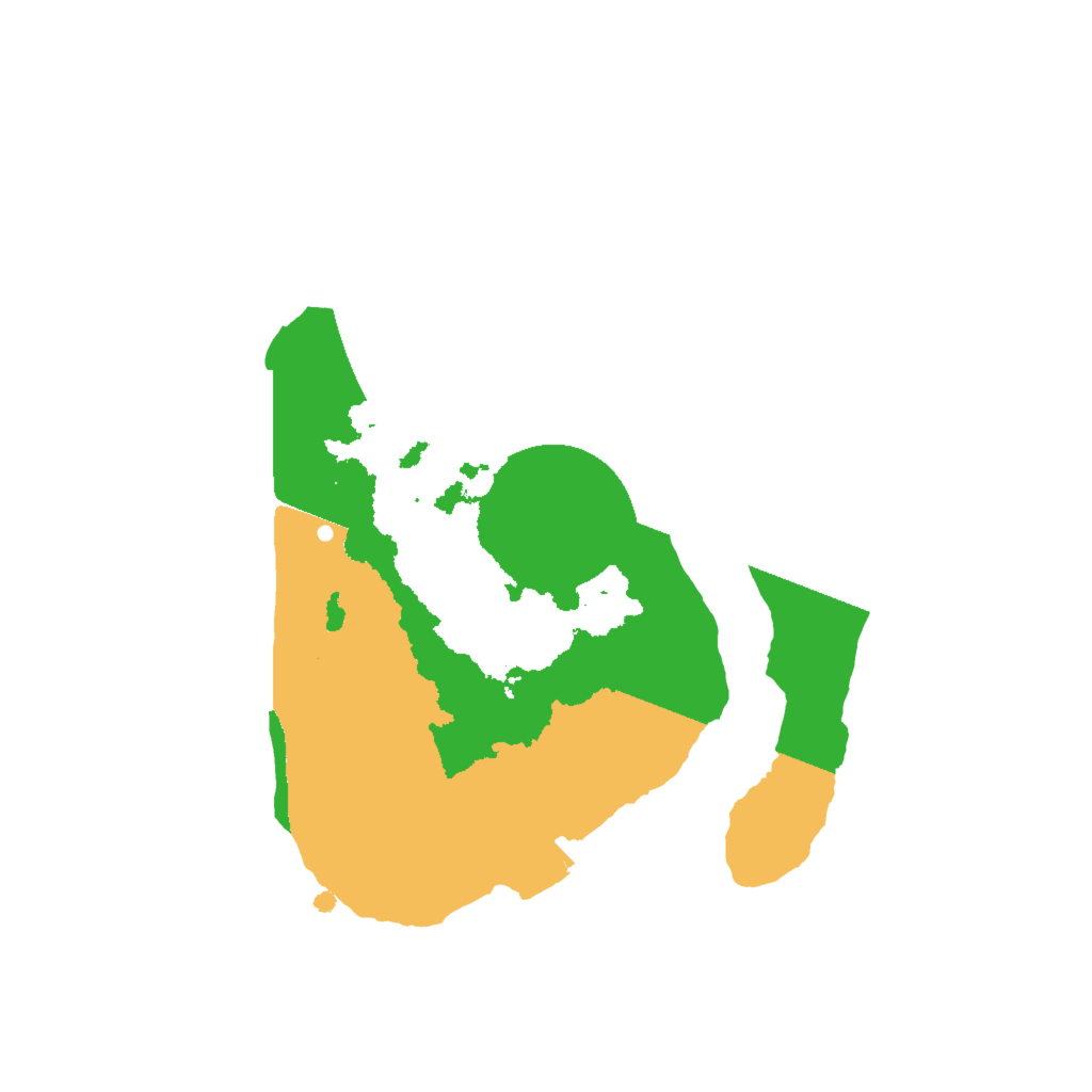 Biome Rust Map: Procedural Map, Size: 2020, Seed: 6143258