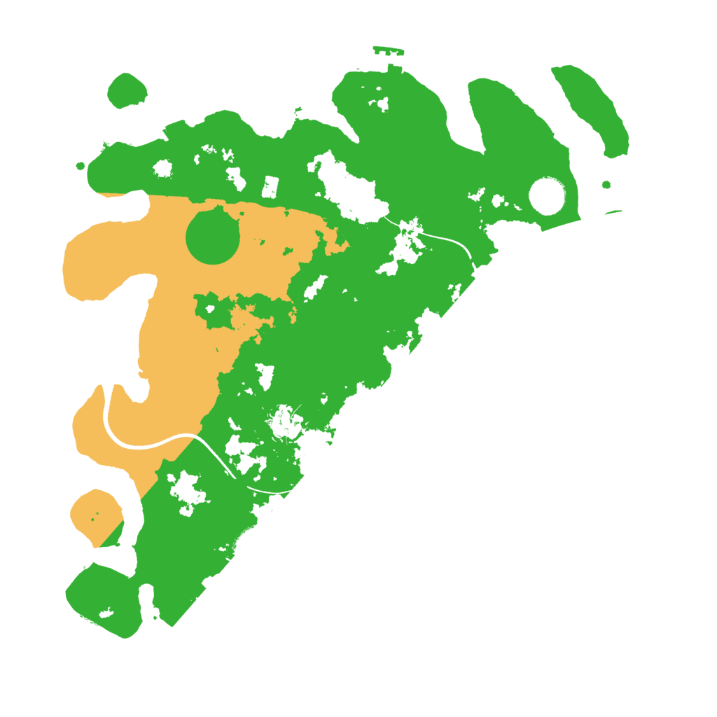 Biome Rust Map: Procedural Map, Size: 3500, Seed: 183725191