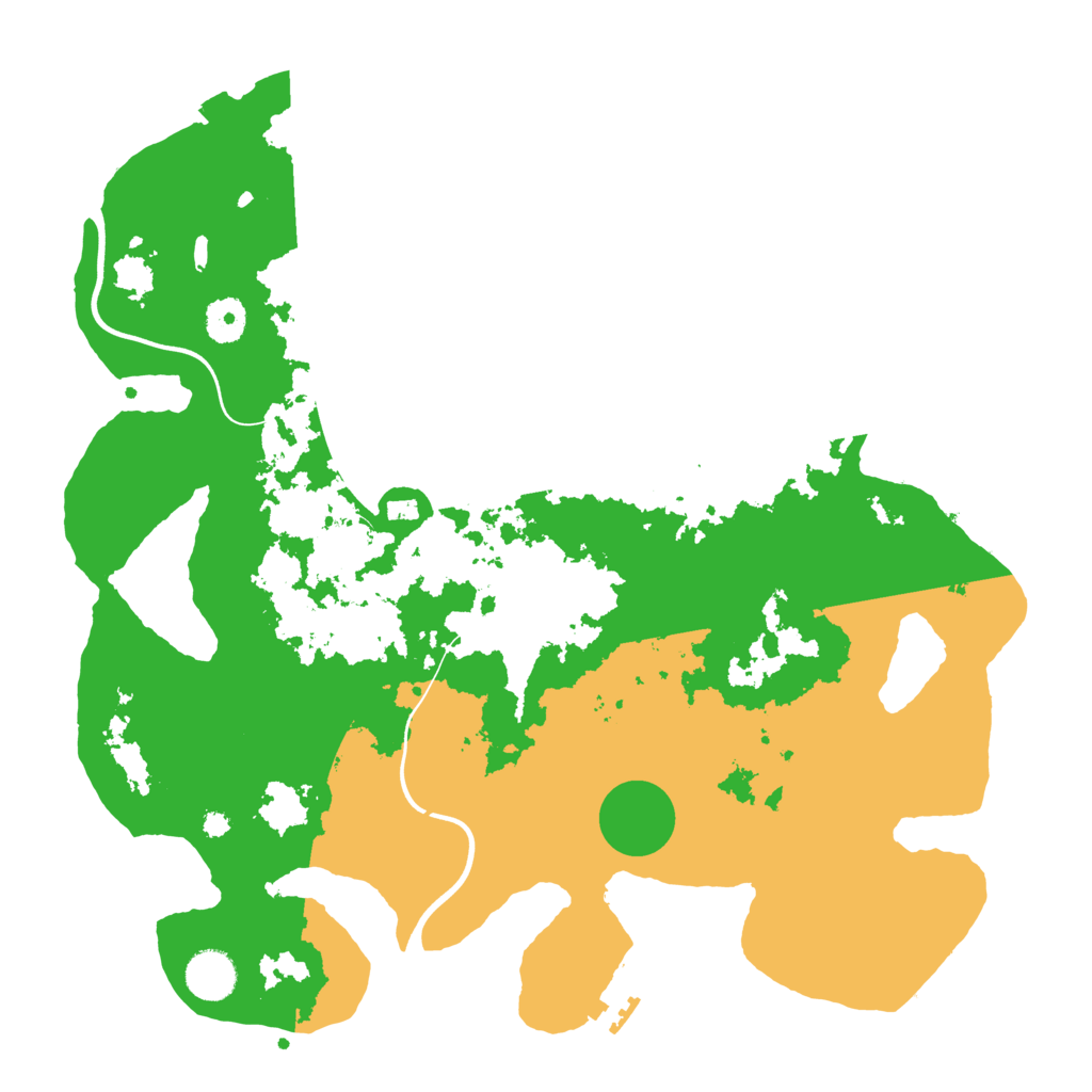 Biome Rust Map: Procedural Map, Size: 3800, Seed: 197529926