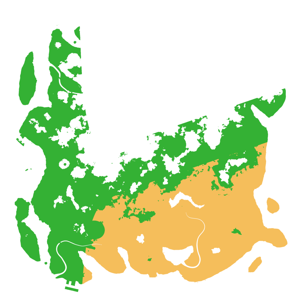 Biome Rust Map: Procedural Map, Size: 4500, Seed: 1397291401
