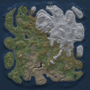 Thumbnail Rust Map: Procedural Map, Size: 4250, Seed: 1391413070, 16 Monuments