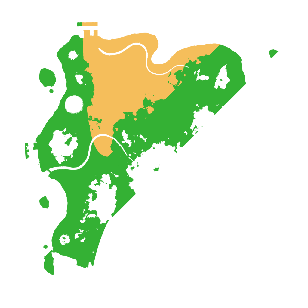 Biome Rust Map: Procedural Map, Size: 3000, Seed: 45645645