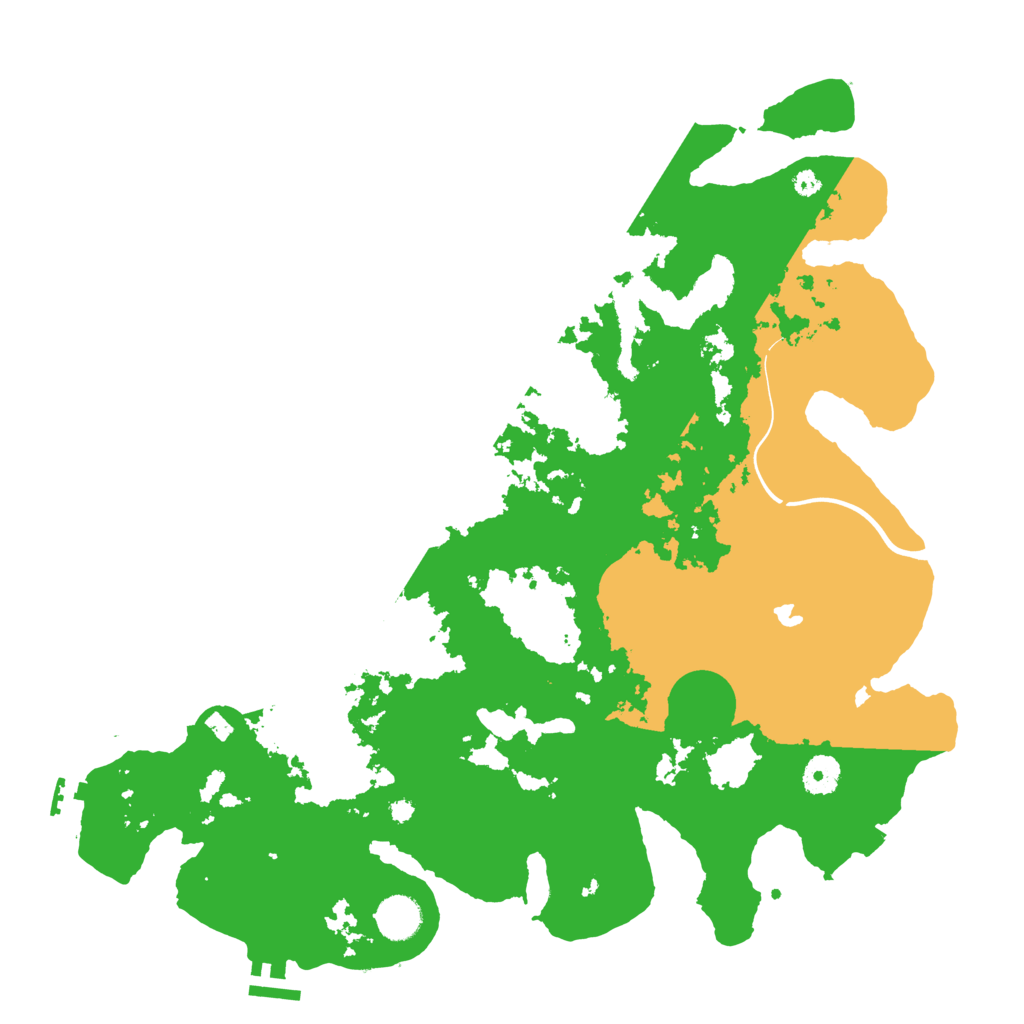 Biome Rust Map: Procedural Map, Size: 4000, Seed: 1361595114