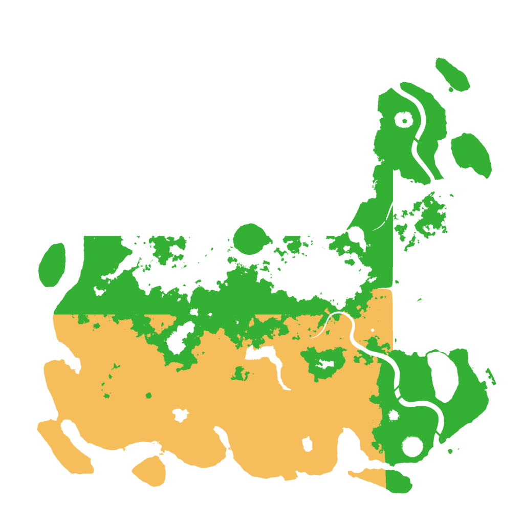 Biome Rust Map: Procedural Map, Size: 4500, Seed: 1849304863