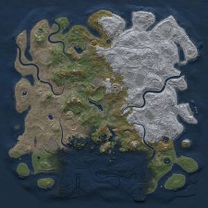 Thumbnail Rust Map: Procedural Map, Size: 4775, Seed: 9774457, 16 Monuments
