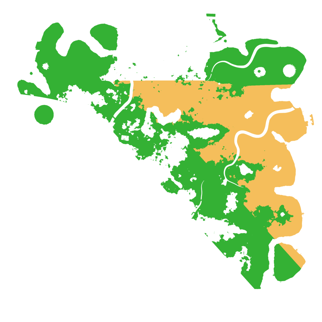 Biome Rust Map: Procedural Map, Size: 4500, Seed: 219814870