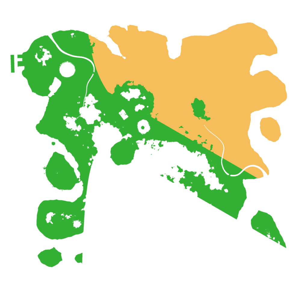 Biome Rust Map: Procedural Map, Size: 3500, Seed: 1352905834