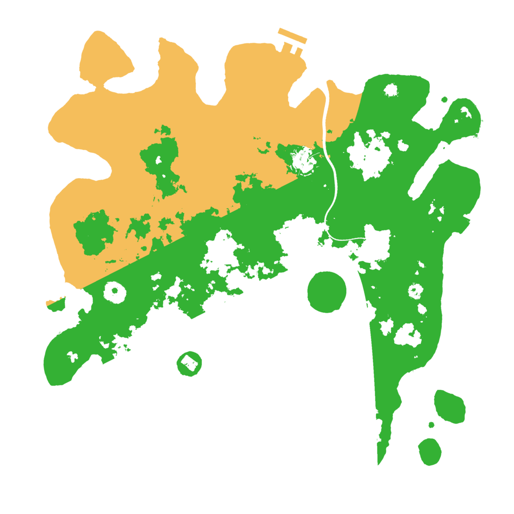 Biome Rust Map: Procedural Map, Size: 3500, Seed: 1144035147