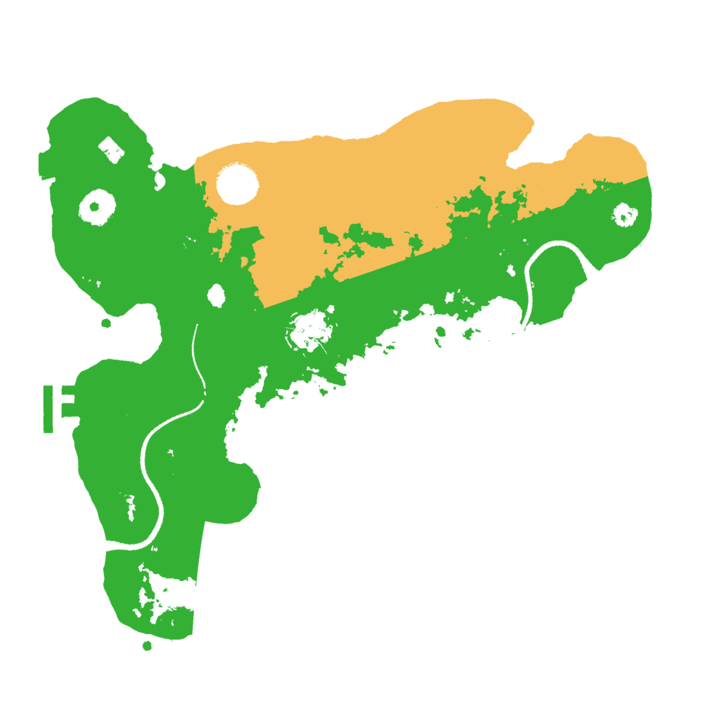 Biome Rust Map: Procedural Map, Size: 3000, Seed: 889395349