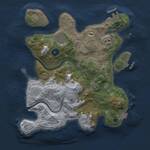 Thumbnail Rust Map: Procedural Map, Size: 3000, Seed: 68649, 8 Monuments