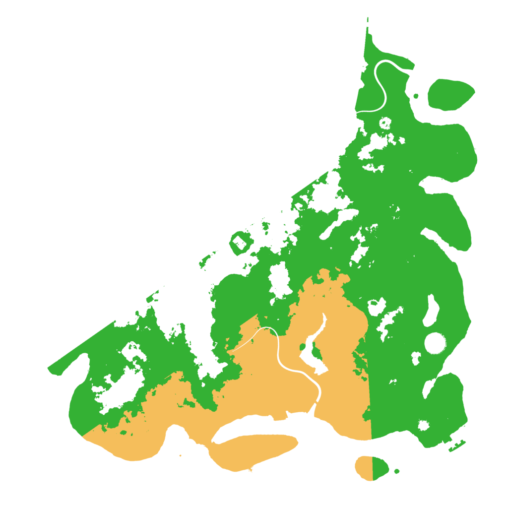 Biome Rust Map: Procedural Map, Size: 4150, Seed: 512025