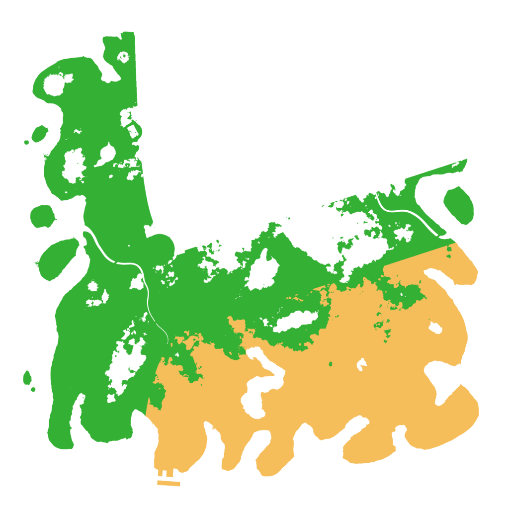 Biome Rust Map: Procedural Map, Size: 4500, Seed: 881096730