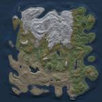 Thumbnail Rust Map: Procedural Map, Size: 4500, Seed: 1032936918, 16 Monuments