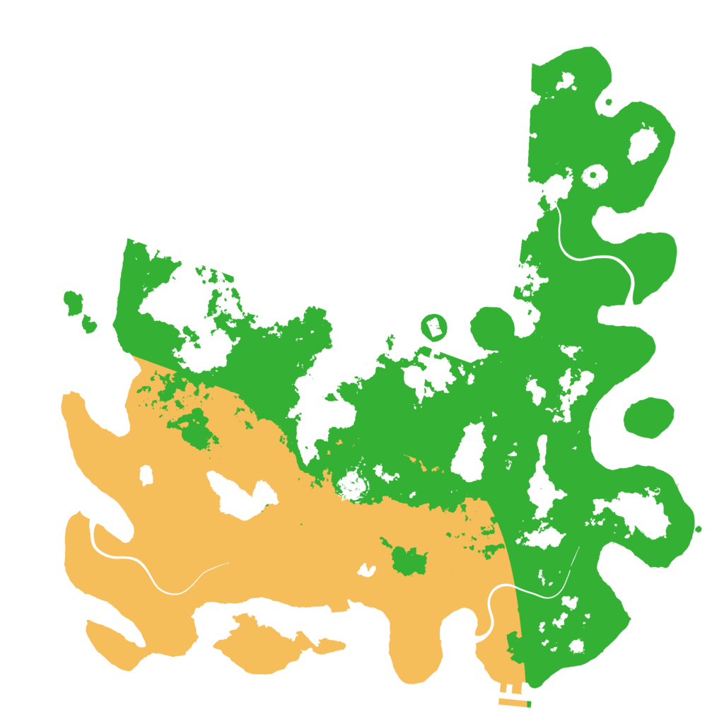 Biome Rust Map: Procedural Map, Size: 4500, Seed: 1032936918