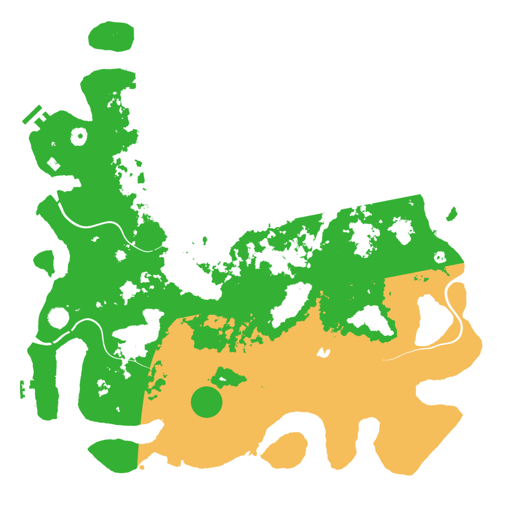 Biome Rust Map: Procedural Map, Size: 4250, Seed: 799956127