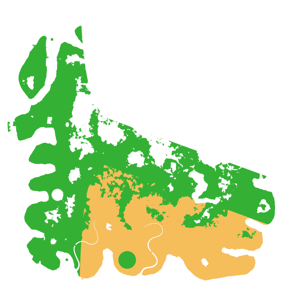 Biome Rust Map: Procedural Map, Size: 4500, Seed: 347970025