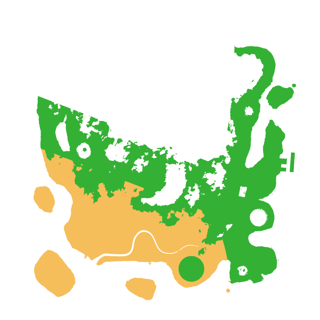 Biome Rust Map: Procedural Map, Size: 3300, Seed: 167081451