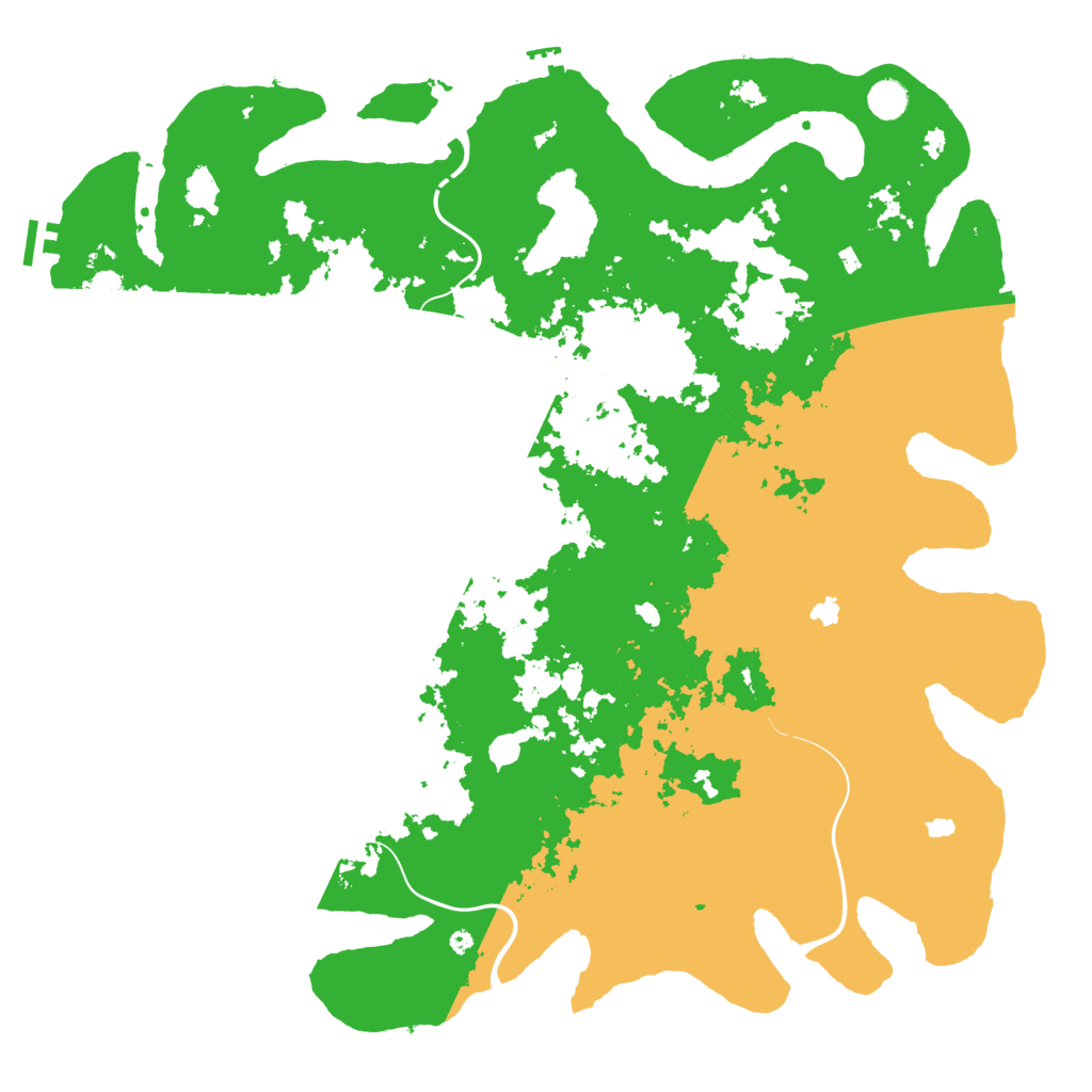Biome Rust Map: Procedural Map, Size: 4800, Seed: 14094