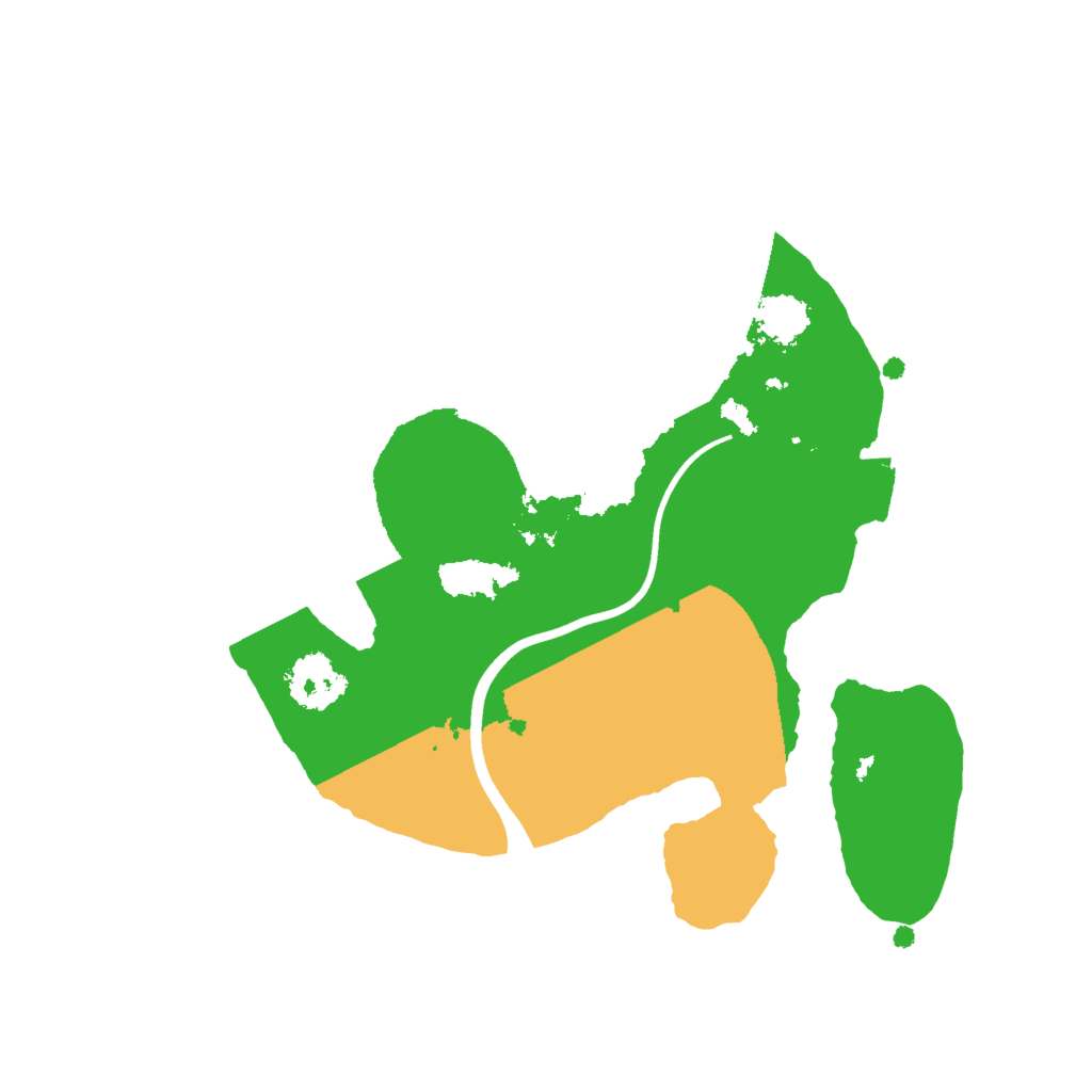 Biome Rust Map: Procedural Map, Size: 2000, Seed: 230083323