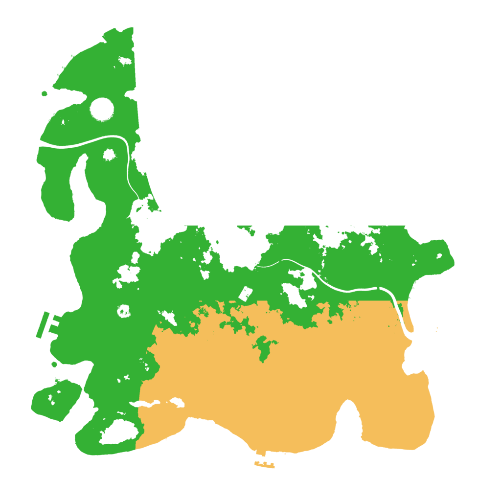 Biome Rust Map: Procedural Map, Size: 3750, Seed: 2026795539