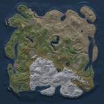 Thumbnail Rust Map: Procedural Map, Size: 4250, Seed: 1029326937, 15 Monuments