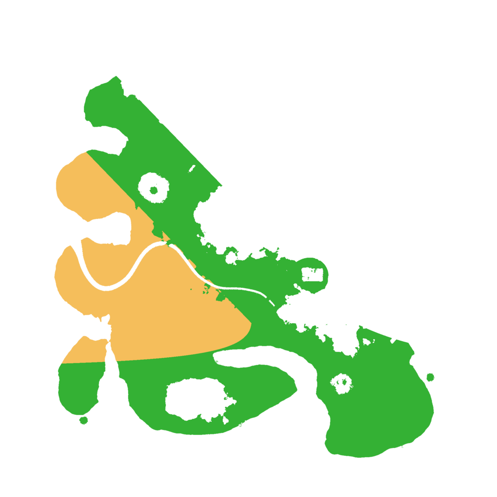 Biome Rust Map: Procedural Map, Size: 2500, Seed: 1276037790