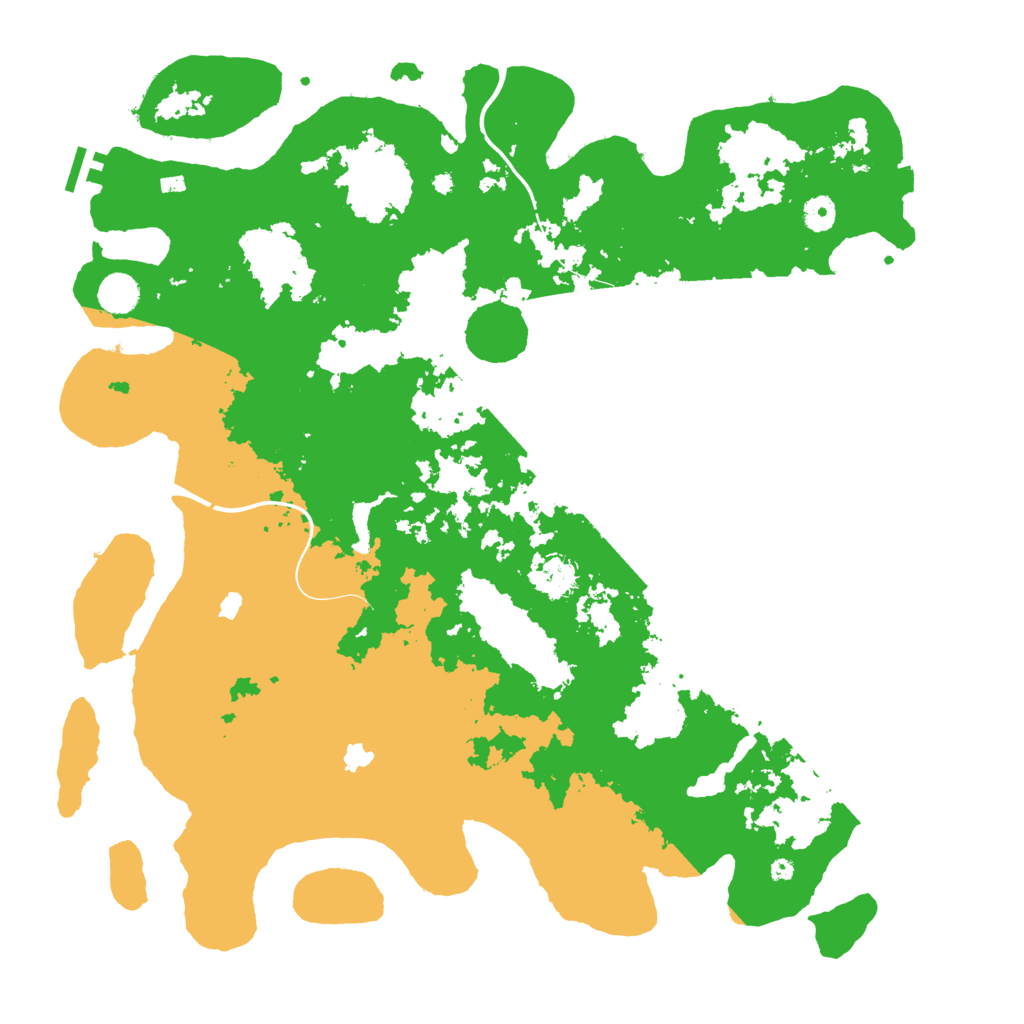 Biome Rust Map: Procedural Map, Size: 4500, Seed: 273562983